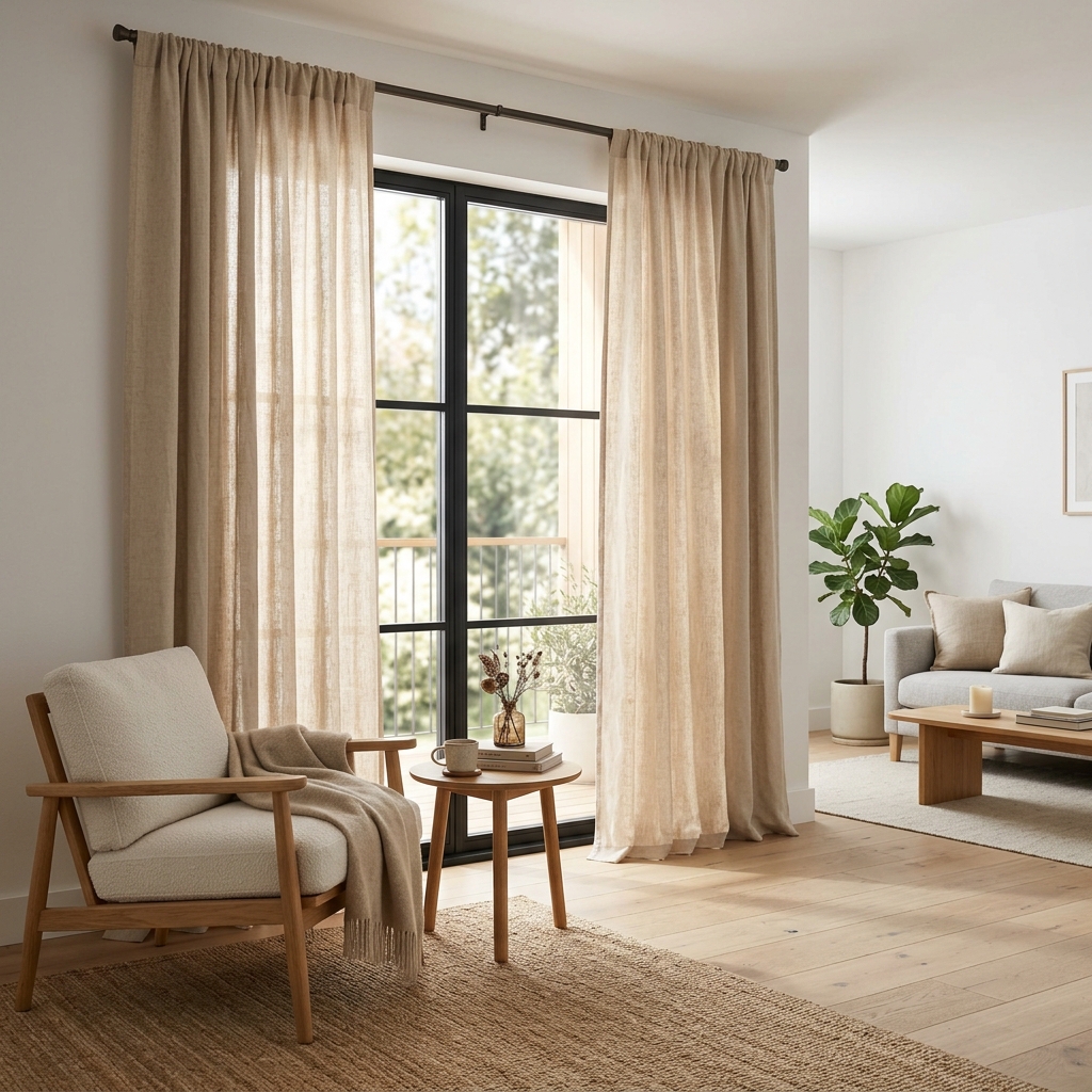 Bedroom curtains
